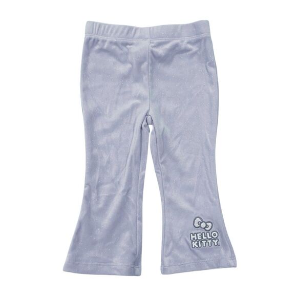 Hello Kitty Little Girls 2 Pc. Velour Sweatshirt Pants Outfit Set Lavender 18M - Picture 7 of 12